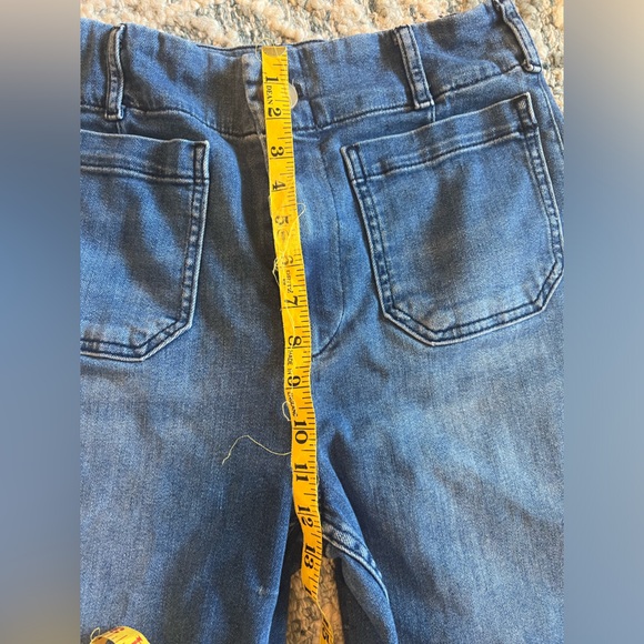 Maeve Colette Cropped High Rise Wide leg jeans Size 27 - Picture 4 of 5